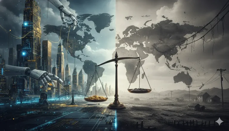 AI algorithmic inequality and the global wealth gap