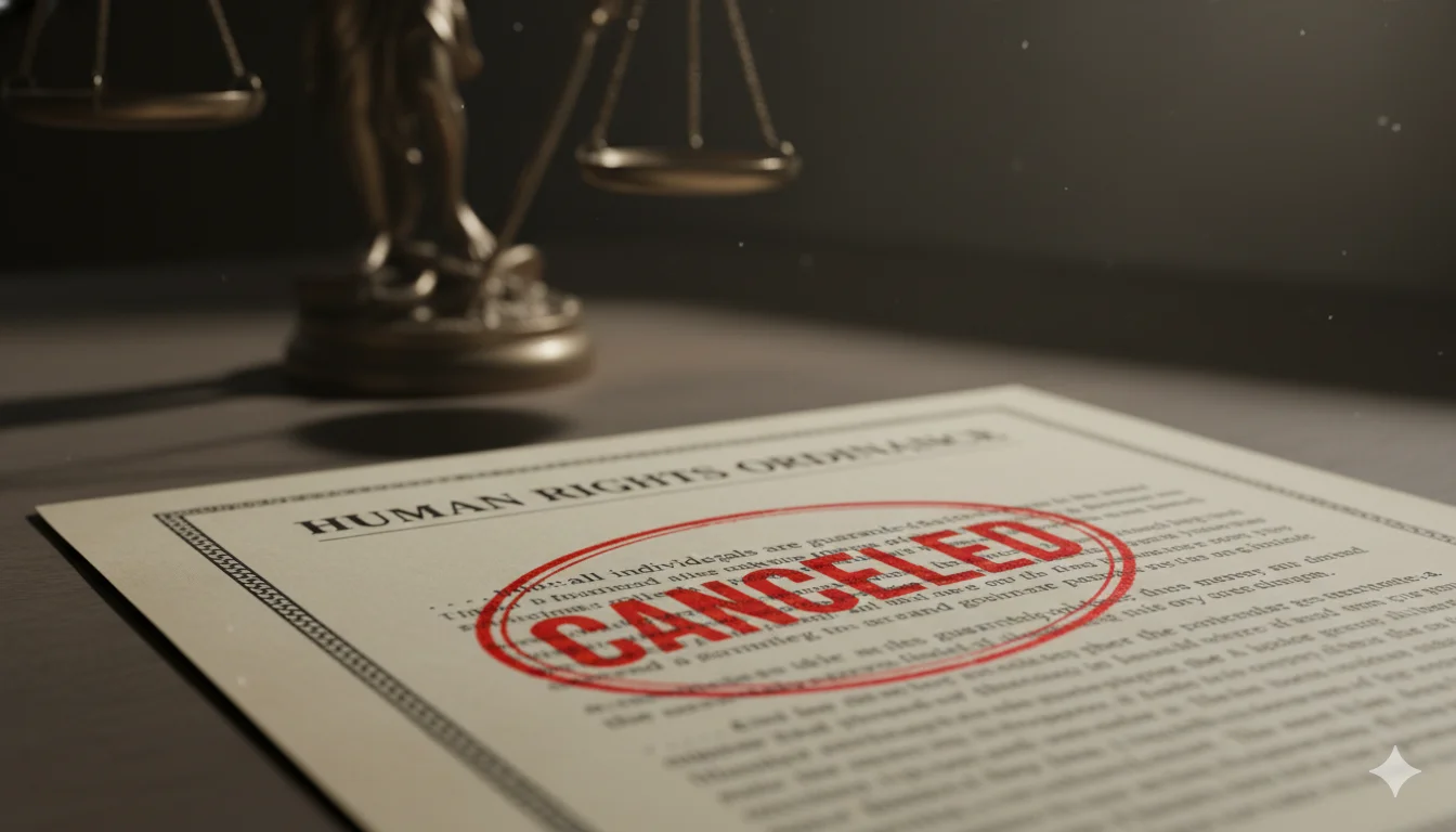 Human Rights Commission Ordinance repeal