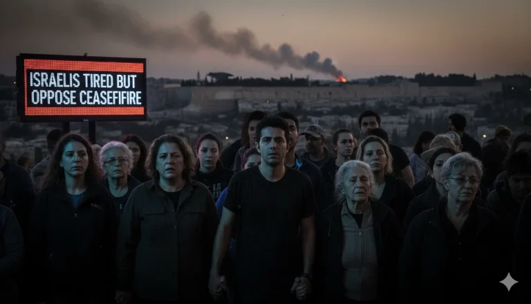 Israelis against ceasefire