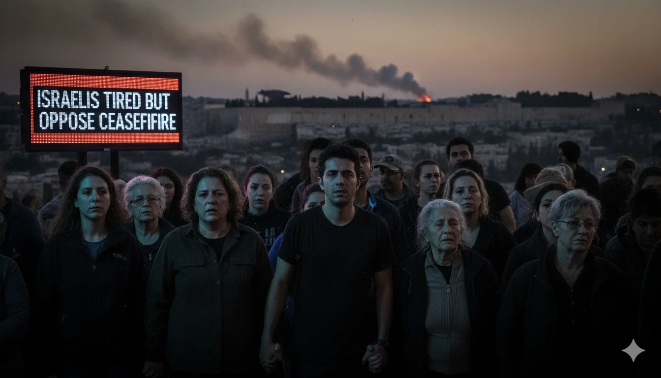 Israelis against ceasefire: Why are they reluctant to compromise even though they are tired of the long-running war? Israelis against ceasefire