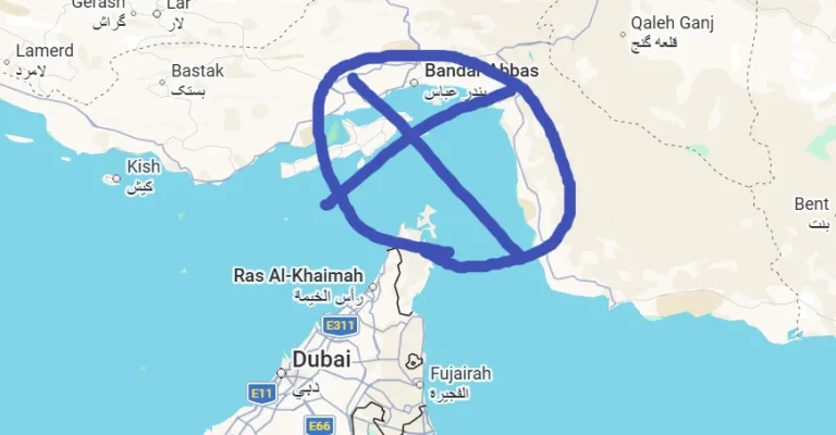 blockade of the Strait of Hormuz